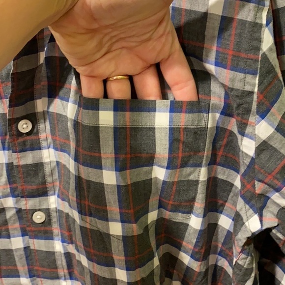 J Crew Heathered Cotton Plaid Button Down Shirt New - Picture 4 of 12